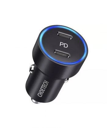 شارژر فندکی فست شارژ ماشین تایپ سی 36 وات چویتک C0054