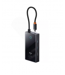 هاب تایپ سی 8 پورت فلزی بیسوس Baseus PadJoy 8 Port Type-C HUB Adapter WKYY030313