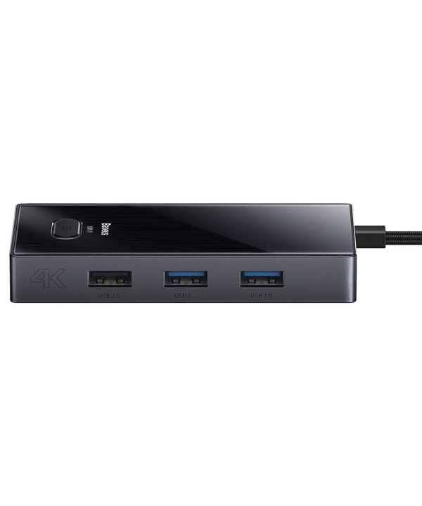 هاب تایپ سی 8 پورت فلزی بیسوس Baseus PadJoy 8 Port Type-C HUB Adapter WKYY030313