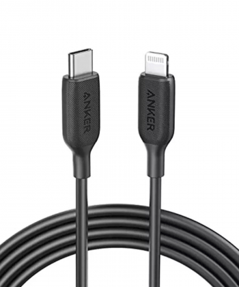 کابل شارژ سریع تایپ سی به لایتنینگ 18 وات 180 سانتی متری انکر Anker PowerLine III USB-C to Lightning 2.0 Cable A8833H11