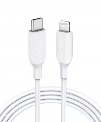 کابل شارژ سریع تایپ سی به لایتنینگ 18 وات 180 سانتی متری انکر Anker PowerLine III USB-C to Lightning 2.0 Cable A8833H11