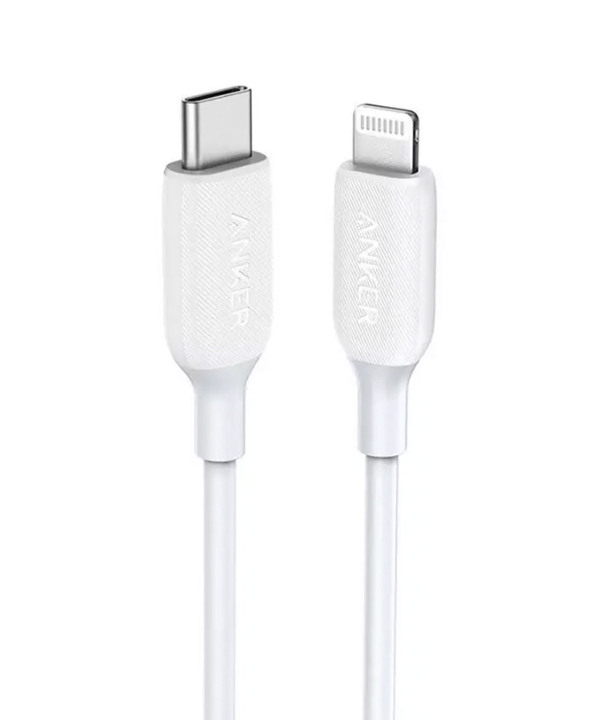 کابل شارژ سریع تایپ سی به لایتنینگ 18 وات 180 سانتی متری انکر Anker PowerLine III USB-C to Lightning 2.0 Cable A8833H11