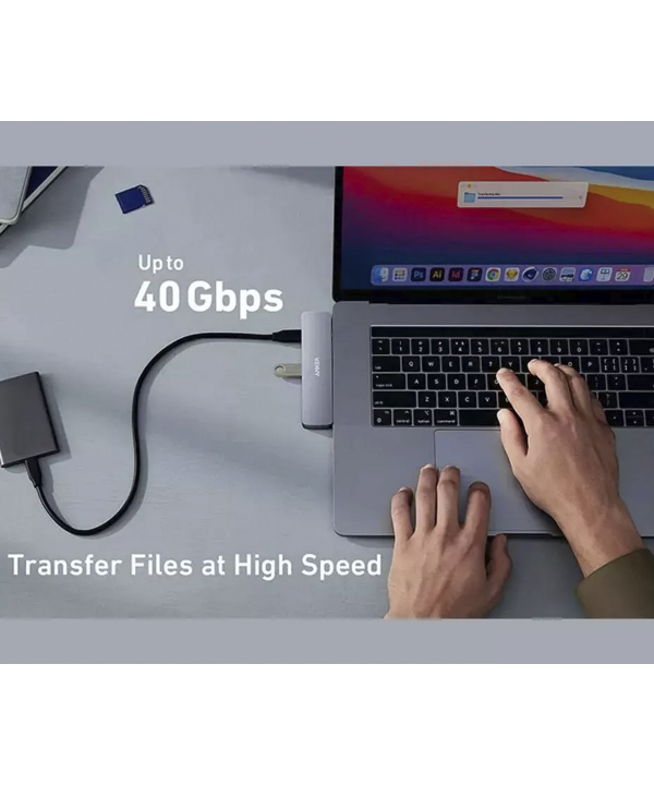 هاب تایپ سی انکر Anker PowerExpand 7-in-2 USB-C Hub A8371HA1