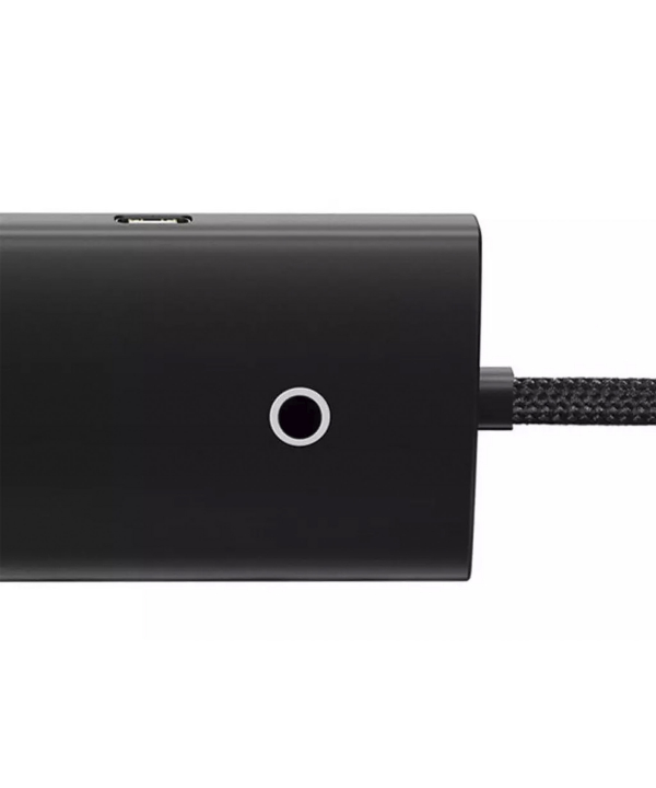 هاب چهار پورت یواس‌بی همراه با کابل دو متری تایپ‌سی بیسوس Baseus Lite Series Type-C HUB WKQX030501