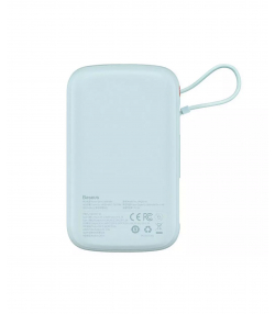 پاوربانک شارژر سریع 20 وات 10000 به همراه کابل تایپ سی 0.5 متری 10000 بیسوس Baseus Qpow Pro Fast Charge Power Bank PPQD020001