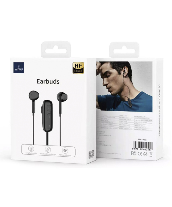 هندزفری بلوتوثی گردنی 5.3 ویوو WIWU EB313 magnetic attach bluetooth earphone