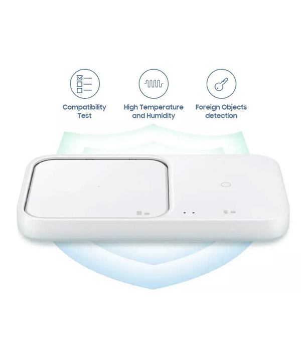 شارژر وایرلس دوکاره اصلی سامسونگ 15 وات Samsung Wireless Charger Duo EP-P5400