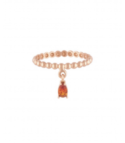 انگشتر گوارسه Sunset اشکی رزگلد درریس Doris کد P2223