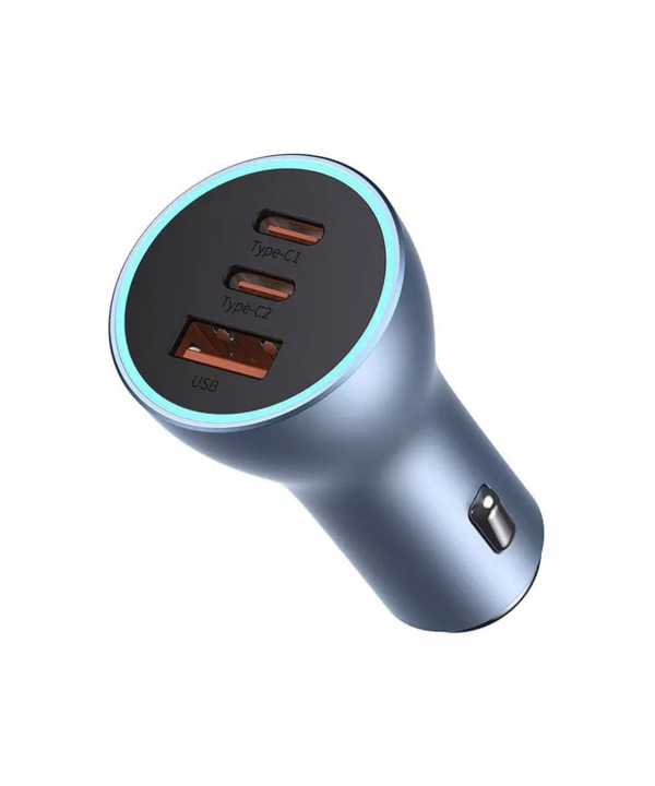 شارژر فندکی فست شارژ ماشین 65 وات بیسوس CGJP010003