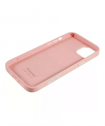 قاب محافظ گوشی آیفون 13 پرومکس طرح گربه ملوس با چشم متحرک نیمی