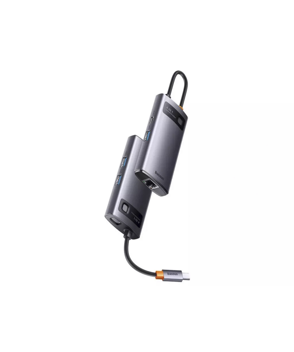 هاب تایپ سی 4 پورت بیسوس Baseus WKWG070113 Multifunctional Type-C HUB