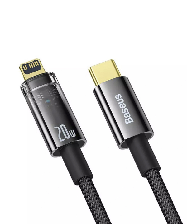 کابل شارژ تایپ‌سی به لایتنینگ 20 وات بیسوس Baseus Lightning Cable 2m CATS000101