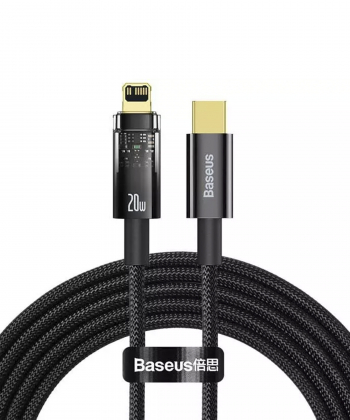 کابل شارژ تایپ سی به لایتنینگ 20 وات بیسوس Baseus Lightning Cable 2m CATS000101