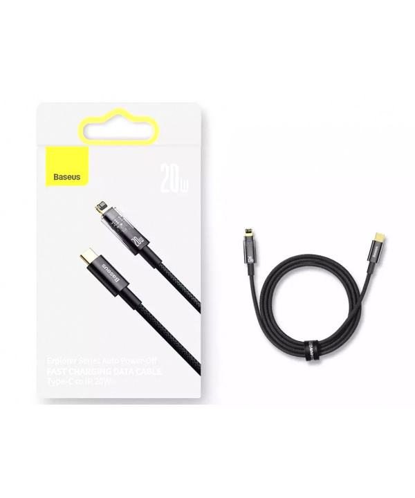 کابل شارژ تایپ‌سی به لایتنینگ 20 وات بیسوس Baseus Lightning Cable 2m CATS000101