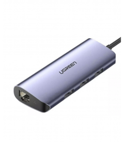 هاب 4 پورت USB 3.0 به 3 پورت USB 3.0 با یک پورت LAN یوگرین Ugreen CM252 60719