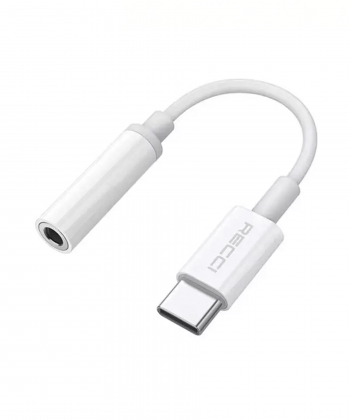 کابل تبدیل تایپ سی به جک 3.5 میلی متری رسی RECCI RDS-A03 Converter Cable Type-C