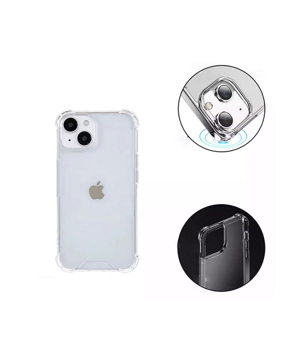 قاب شفاف ضد ضربه آیفون 14 گرین Anti-Shock