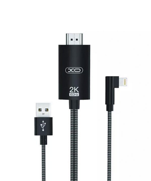 کابل لایتنینگ به اچ دی ام آی 1.8 متری ایکس او Xo GB008 HDMI To Lightning USB HD Adapter Cable