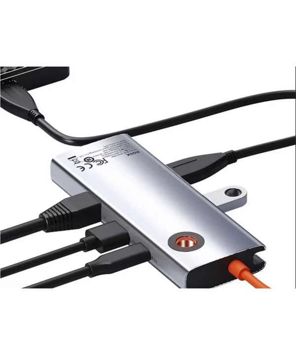 هاب تایپ سی 6 پورت راک ROCK TR28 Quick Charger 6 in 1 USB 3.0 HUB