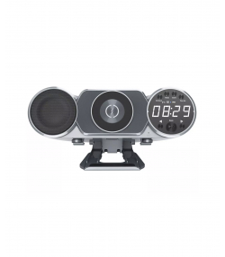 اسپیکر، شارژر بی سیم و سیمی، هولدر موبایل Wireless Wireless Charge Clock Speakers 6 in 1 WD-100