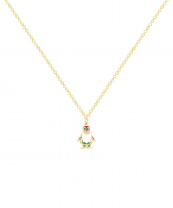 گردنبند عمو نوروز با زنجیر رولو درریس Doris کد P2040