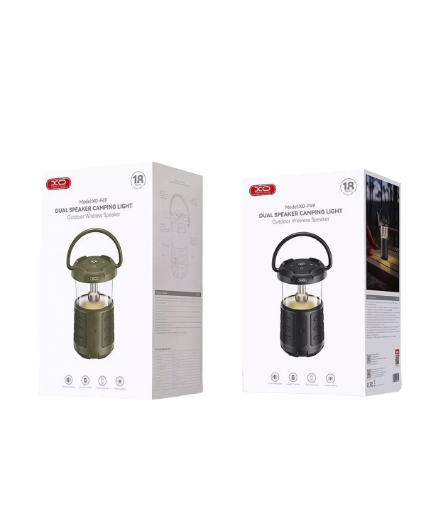 اسپیکر بلوتوثی و چراغ کمپینگ شارژی ایکس او F49