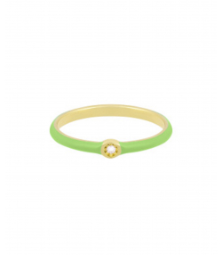 انگشتر Green lady با نگین دایره درریس Doris کد P2572