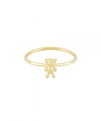 انگشتر تدی کوچک با رینگ مفتولی درریس Doris کد P4730