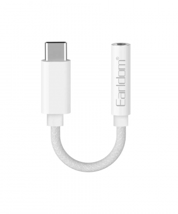 کابل تبدیل تایپ سی به جک 3.5 میلیمتری ارلدام Earldom ET-OT69 Type-C TO 3.5mm Audio adapter