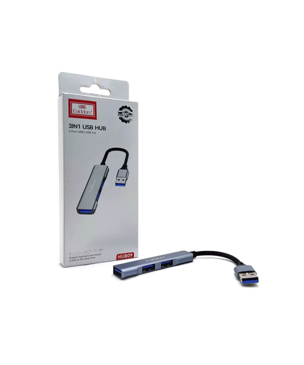 هاب یو اس بی 3 پورت ارلدام EARLDOM 3port HUB model HUB09