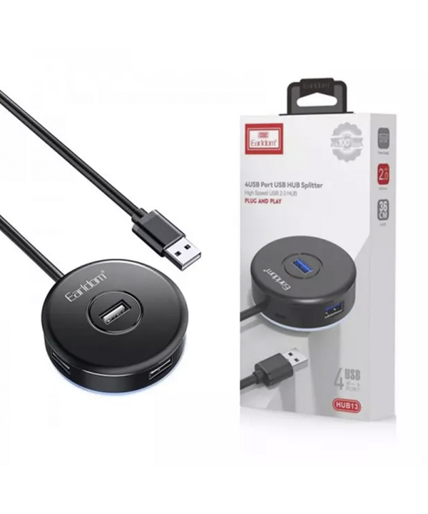هاب یو اس بی 4 پورت ارلدامEARLDOM 4port HUB model ET-HUB13