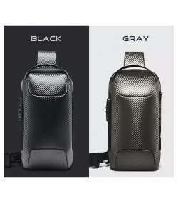 کوله تک بند ضد سرقت و ضد آب تبلت9.7 اینچ بنج Bange BG-22085 plus Carbon Waterproof Crossbody Chest Bag