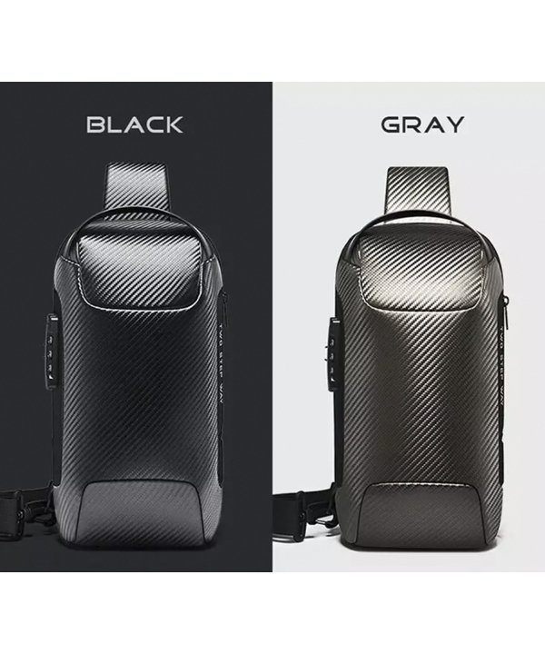 کوله تک بند ضد سرقت و ضد آب تبلت9.7 اینچ بنج Bange BG-22085 plus Carbon Waterproof Crossbody Chest Bag