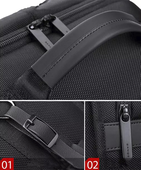 کوله پشتی ضد آب لپ تاپ 15.6 اینچ بنج BANGE BG-G62 Casual Men Shoulders Bag Travel Backpack