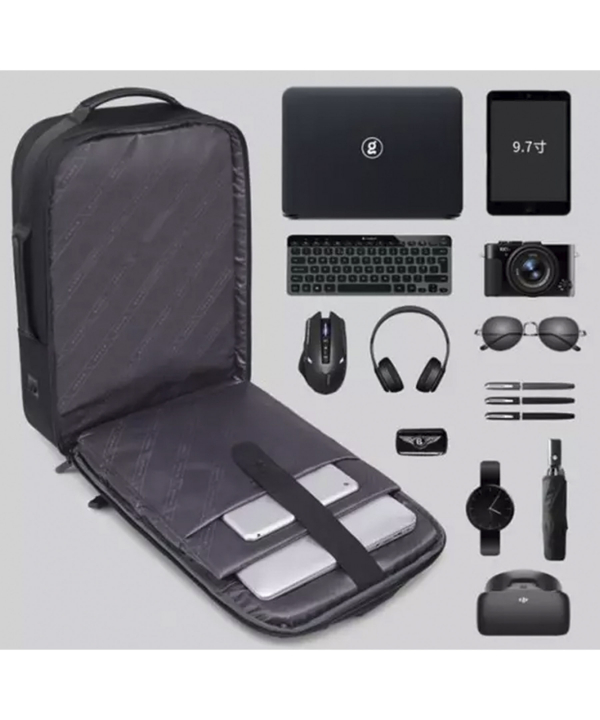 کوله پشتی لپ تاپ 15.6 اینچی ضد آب یو اس بی دار بنج Bange BG-S52 Premium Laptop Backpack