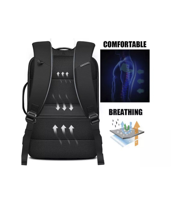 کوله پشتی لپ تاپ 15.6 اینچی ضد آب یو اس بی دار بنج Bange BG-S52 Premium Laptop Backpack