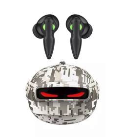 هندزفری بی سیم گیمینگ با نسخه 5.3 بلوتوث رسی Recci REP-W48 Helmet Appearance TWS earbuds