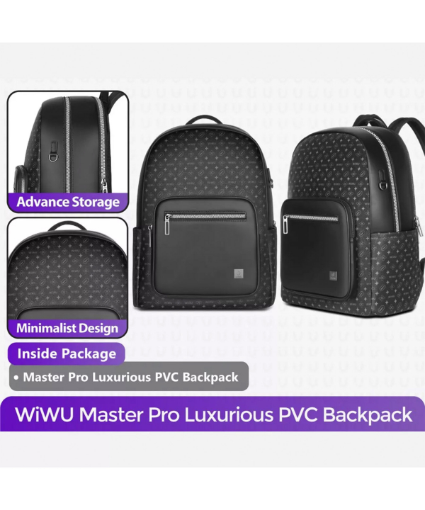 کوله پشتی لپ تاپ 15.6 اینچ ضد آب لوکس ویوو Master Pro