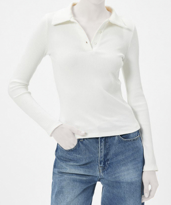 تیشرت آستین بلند زنانه کوتون مدل 5WAL10060IK