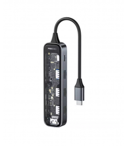 هاب تایپ سی 5 پورت رسی RH20