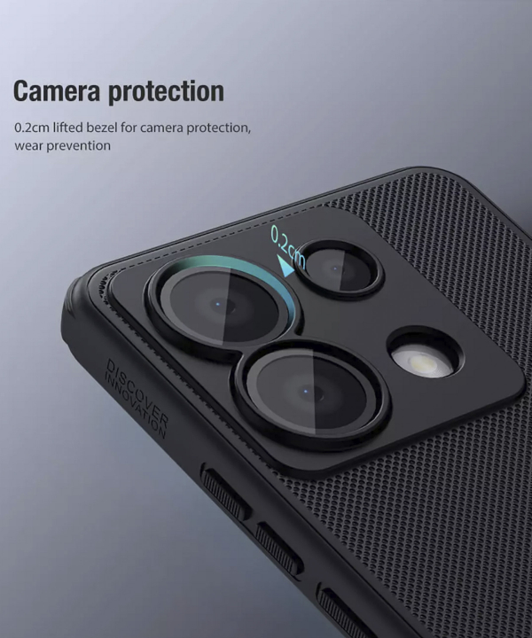 قاب شیائومی نوت 13 پرو 5G نیلکین Super Frosted Shield Pro/poco x6 5g