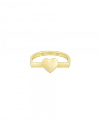 انگشتر قلب و رینگ نیم هلال درریس Doris کد P4028