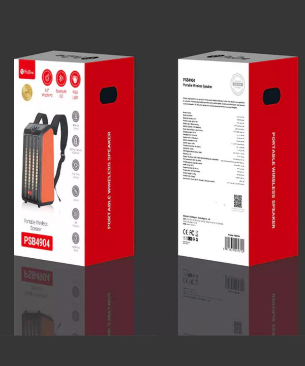 اسپیکر بلوتوثی شارژی قابل حمل طرح کوله پشتی پرووان PSB4904
