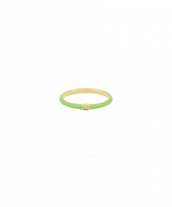 انگشترGreen Lady با نگین مربع درریس Doris کد P3036