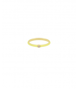انگشتر Yellow lady با نگین مربع درریس Doris کد P3034