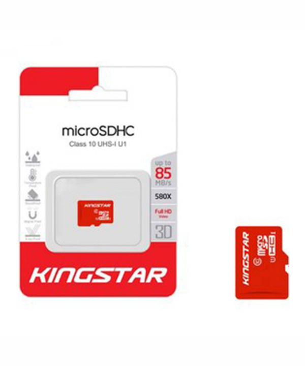 کارت حافظه microSDHC کینگ استار مدل 580X کلاس 10 استاندارد UHS-I U1 سرعت 85MBps ظرفیت 64 گیگابایت