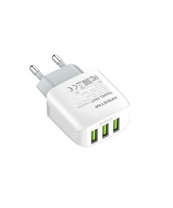 شارژر دیواری 17 وات کینگ استار مدل KW163A به همراه کابل MicroUSB