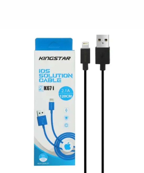 کابل تبدیل USB به لایتنینگ کینگ استار مدل k67i طول 1.2 متر