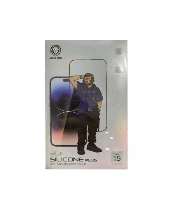 گلس شفاف آیفون 15 پرومکس گرین GN3DSHD15PMCL