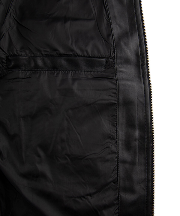 کاپشن چرمی زیپ دار مردانه جین وست Jeanswest